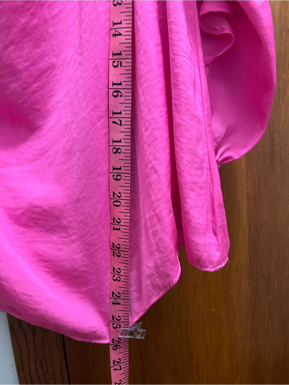 Jennifer Lopez Hot Pink Ruffle Cold-Shoulder Tunic - Picture 5 of 8